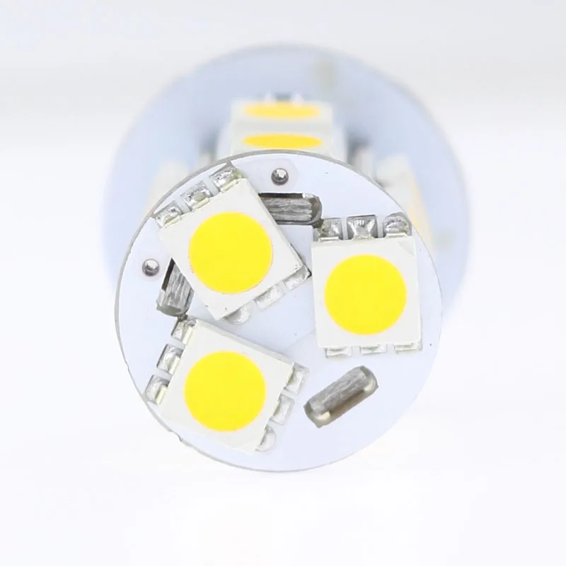Светодиодная лампа G6.35 с регулируемой яркостью 13LED 5050 SMD AC/DC 24V 2 5 W белый теплый