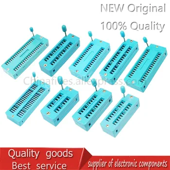 

1PCS 14 16 18 20 24 28 32 40 P Pin 2.54 MM Green DIP Universal ZIF IC Socket Test Solder Type IC Connector Socket Test Seat