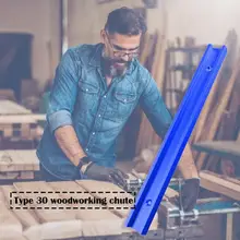 DIY Т-треки отличный алюминиевый сплав слот Торцовочная дорожка джиг приспособление для маршрутизатора настольные ленточные пилы Анодирование поверхности режим обработки