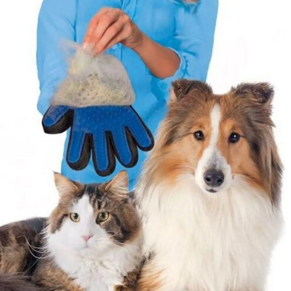 2 упаковки домашних животных Груминг Собак и котов Массажная перчатка щетка, кисточка для чистки ванны кисточка для удаления волос перчатка для