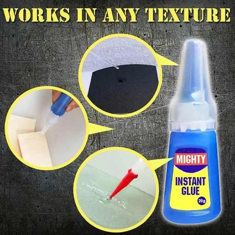 

20g Multifunction Mighty Instant Glue Rapid Fix Fast Adhesive Stronger Glue Multi-Purpose Nail Art Handmade Wood Products