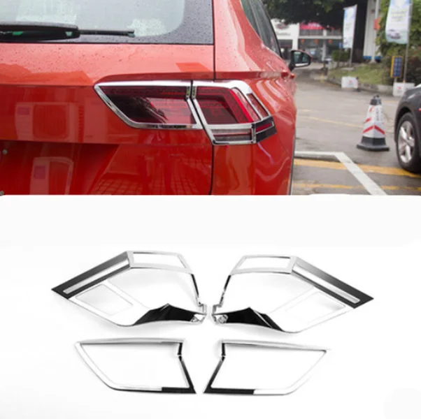 Подходит для Volkswagen Tiguan- ABS задний фонарь задний светильник Накладка 4 шт