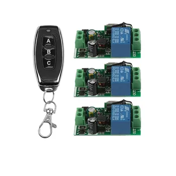 

JoyDeal 433MHz Universal AC 110V 220V 1CH Wireless Smart Remote Control Switch Receiver Module and RF Transmitter For LED Light