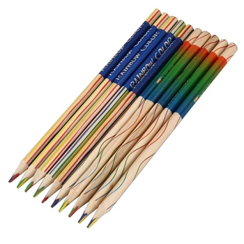 

10pcs Delta four colors with the core of colored pencils
