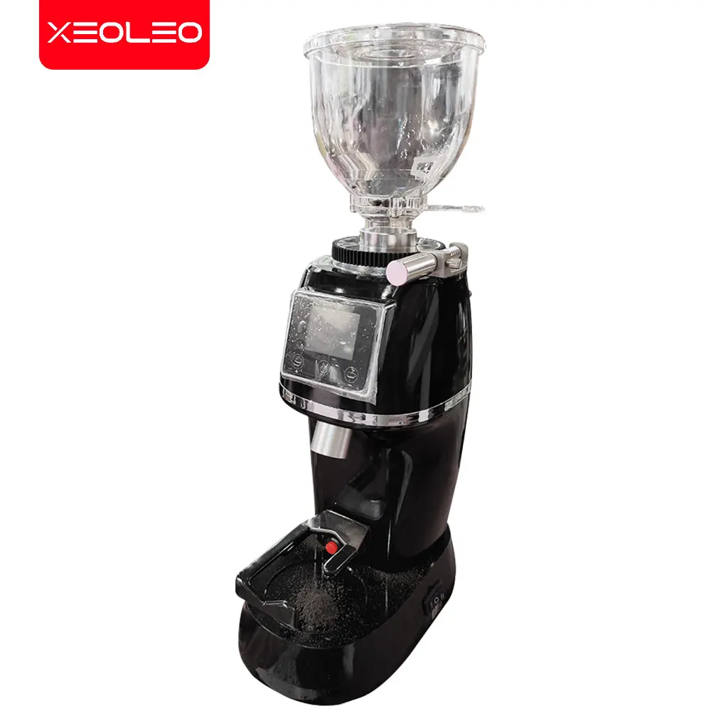 Xeoleo Electric coffee grinder 60mm Conical burr grinder timing control