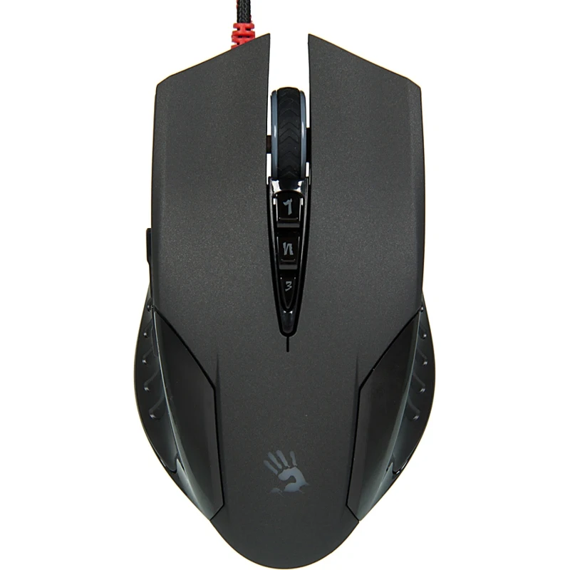 Мышь A4 Bloody V5 черный оптическая(3200dpi) USB игровая(8but