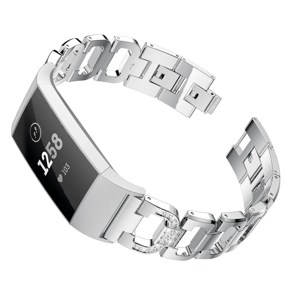 Браслет из сплава для Fitbit Charge 3 ремешок для часов Регулируемая Замена для Fitbit Charge 3 часы браслет