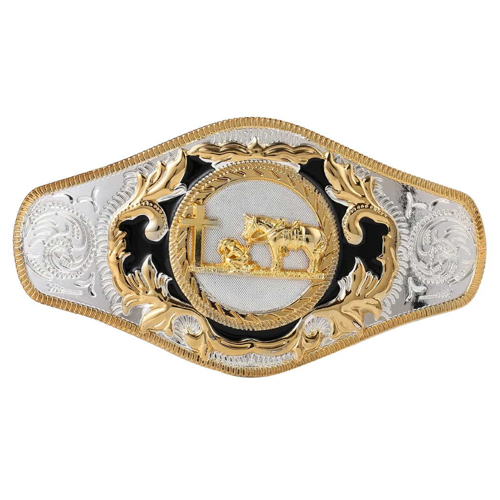 Western Cowboy Belt Buckle Bull American Rodeo Hip Hop Texas Metal Buckle