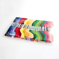 Buy 50 Colors Cross Stitch Thread Embroidery Thread Floss Sewing Skeins Craft Bracelet Braided Online - Image 3