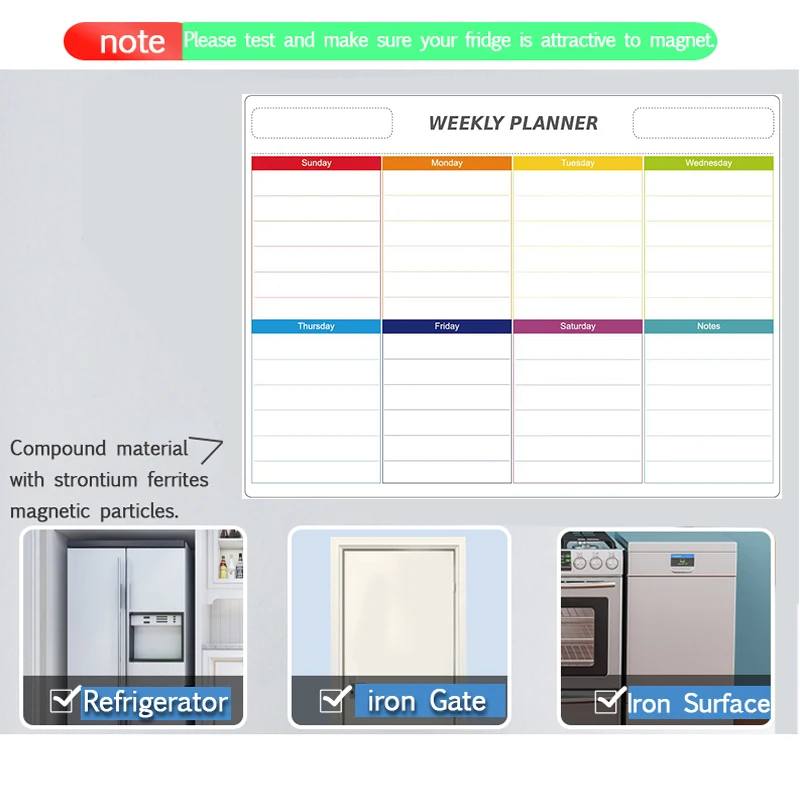 Рисунок 3 - Магнитный Еженедельный планировщик 2021