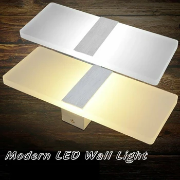 

Modern LED Wall Light AC 85-265V Bedroom Bedside Light Living Room Balcony Aisle Wall Lamp Corridor Wall Sconce Lamp