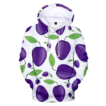 

creative High Quality Fruit hoodies Sweatshirts male/female long sleeve Harajuku Anime pullovers 3D Print Fruit novelty clothes