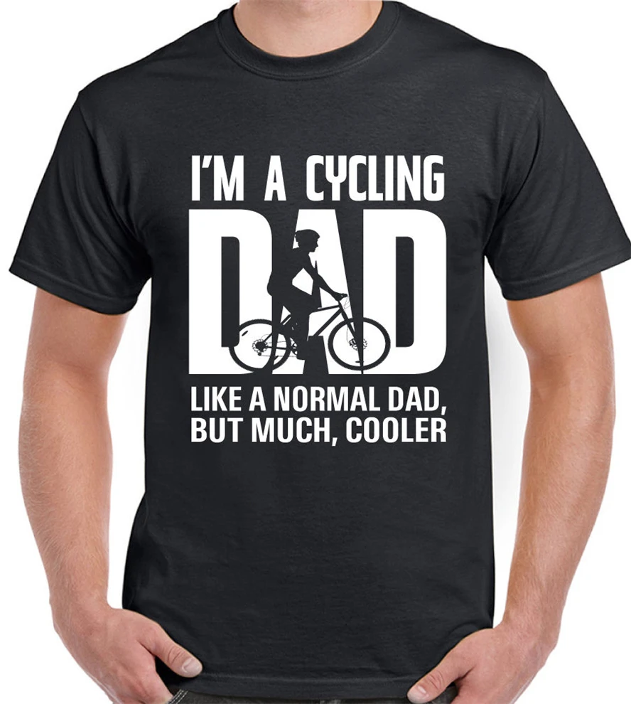 

I'M A Cycling Dad - Mens T-Shirt Bike Cycling Bicycle Mountain Road Bmx Mamil Retro O Neck Tee Shirt