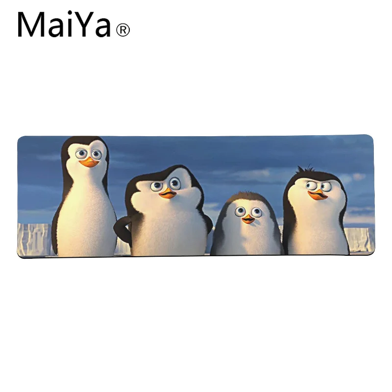 Maiya высокое качество Пингвины Мадагаскара игровой плеер Настольный Ноутбук резиновый коврик для мыши большой коврик для мыши клавиатуры коврик