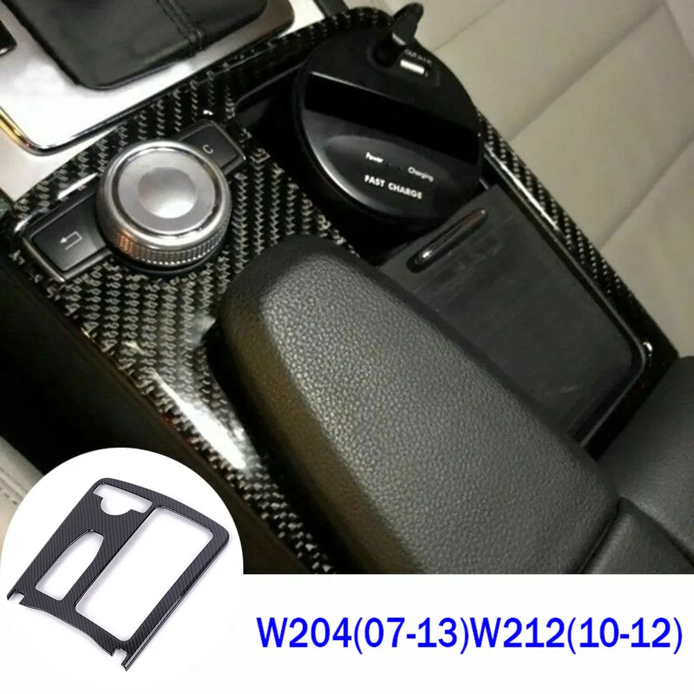 Наклейка консоль панель крышка планки волокна для Mercedes Benz C W204 внутренняя