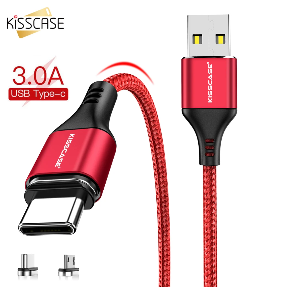 Магнитный кабель USB Type-C для Samsung S20 A51 A71 3 а | Мобильные телефоны и аксессуары