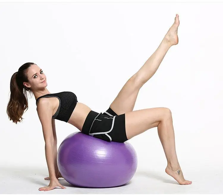 Exercise Balls Anti-Burst Yoga Balance Ball for Pilates, Yoga, Stability Training and Physical Therapy 55cm-75cm Size Fitness