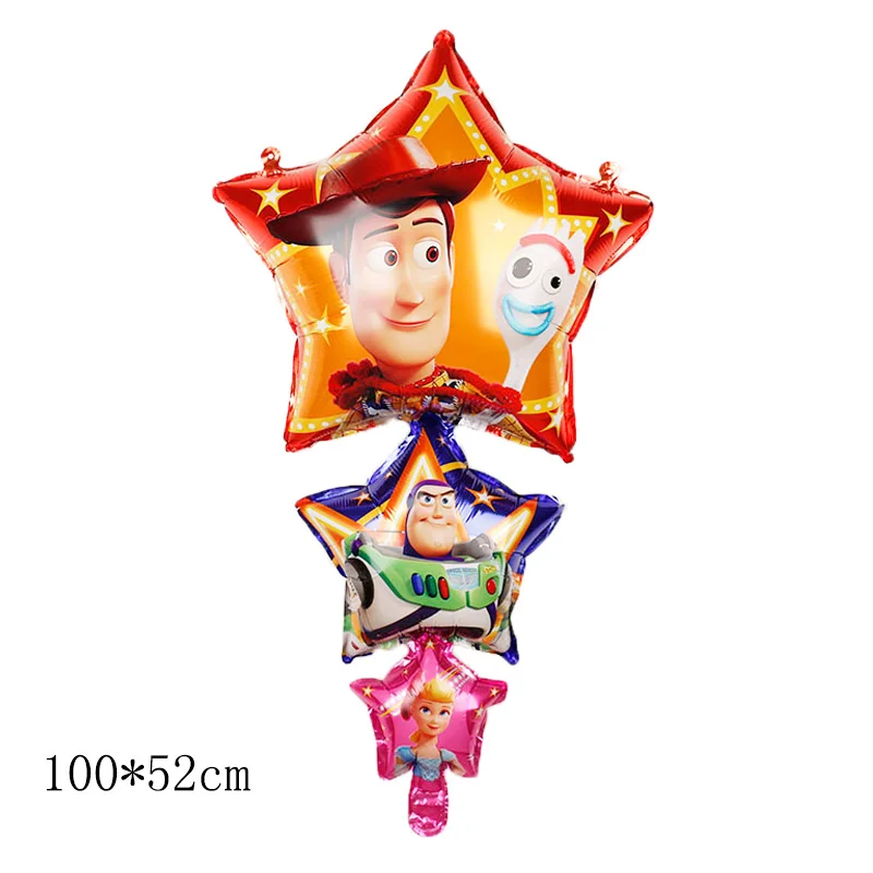 1 набор,, игрушечный Сказочный светильник Базз, год, воздушные шары из мультфильма, фольга, гелий, 32 дюйма, цифры, синие воздушные шары, История игрушек, шары с днем рождения