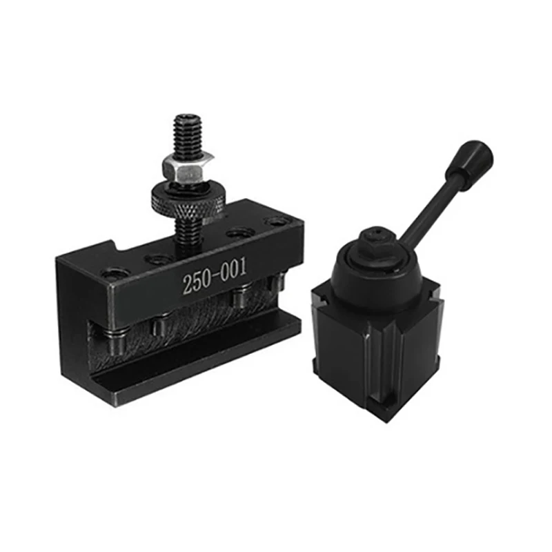 

Retail 2Pcs 250 - 001 Quick Change Tool Turning Tool & 250-000 Wedge Quick Change Tool Kit Lathe Tool Knife Holder