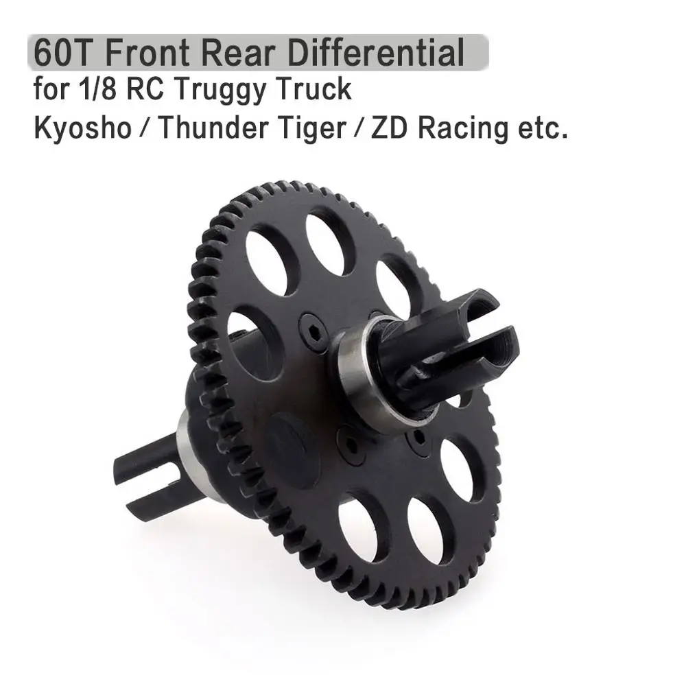 

60T M1 Front Rear Differential for 1/8 RC Car Truggy ZD Racing 8156 Differential Kyosho Thunder Tiger