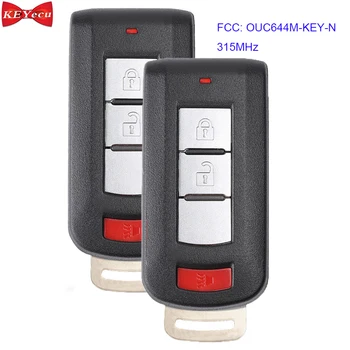 

KEYECU 2pcs for Mitsubishi Mirage Outlander 2013 2014 2015 2016 Remote Control Car Key Fob 315MHz FCC ID OUC644M-KEY-N
