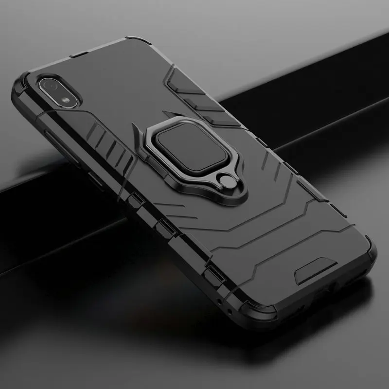 Для Xiaomi Redmi 7A 7 A 8A чехол с кольцом для пальца жесткий телефона 16GB 32GB защитный
