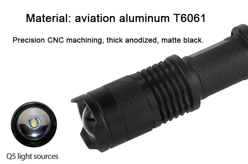 Bicycle Light 7 Watt 180 Lumens 3 Mode Bike Q5 LED cycling Front Light Bike lights Lamp Torch Waterproof flashlight Bicycle Light zoom function180 Lumens 3 Mode Bike Q5 LED cycling Front Light Bike lights Lamp Torch