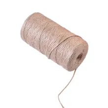 

1Roll 5/20/100m Natural Jute Hemp Rope Home Decoration Retro Style DIY Craft Cord 1.5/2mm Diameter Twine Scrapbook Handmade Rope