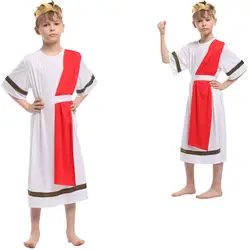 Детская одежда для сцены на Хэллоуин Детский египетский фараон, детское платье с цветочным принтом B-0134cos, услуги Фараона