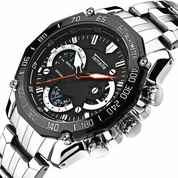 

SAMCO Brand Men Sports Watches Dual Display Analog Digital LED Electronic Quartz Wristwatches Waterproof Swimming Military Watch