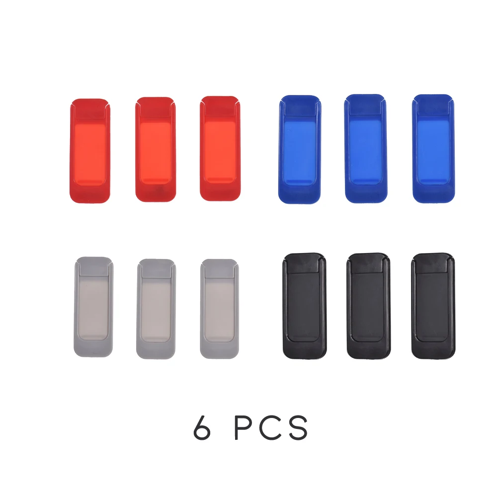 

6 Pcs Ultra Thin Webcam Cover Fisheye Slider Web Camera Sticker Shutter for MacBook Pro iMac PC iPad Laptop Tablet Colorful Set