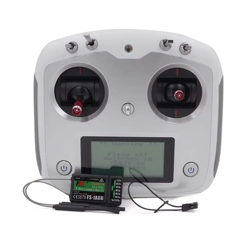 

FS-I6S FS I6S Flysky 10CH 2.4G RC Quadcopter Transmitter Controller Set with Receiver FS-iA6B or FS-IA10B Aricraft Helicopter