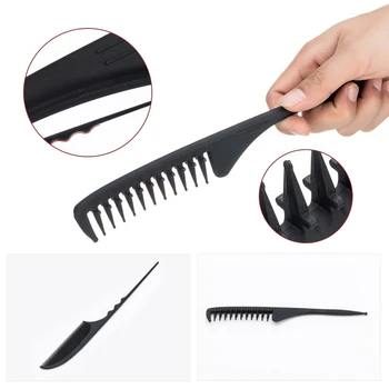 

1Pc Hair Pointed Tail Comb Nice Type Clip Design Brush Tools For Hairbrush Carbon Fiber Hairdressing Styling Tools Salon Hot