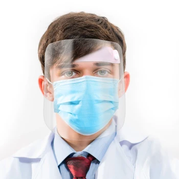 

Clear Cycling Protective Cover Face Mask Anti-Splash Face Mask Dustproof wind Adult Cycling Protective Cover anti virus mask