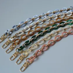 Fashion Woman Handbag Accessory Chain Acrylic Chain Luxury Strap Women Clutch Shoulder Purse Chain Detachable Bag Accessory