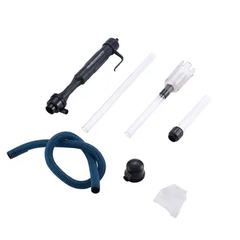 

2020 New 1Pc Aquarium Battery Syphon Operated Fish Tank Vacuum Gravel Water Filter Clean Siphon Filter Cleaner Fish Tank Tools