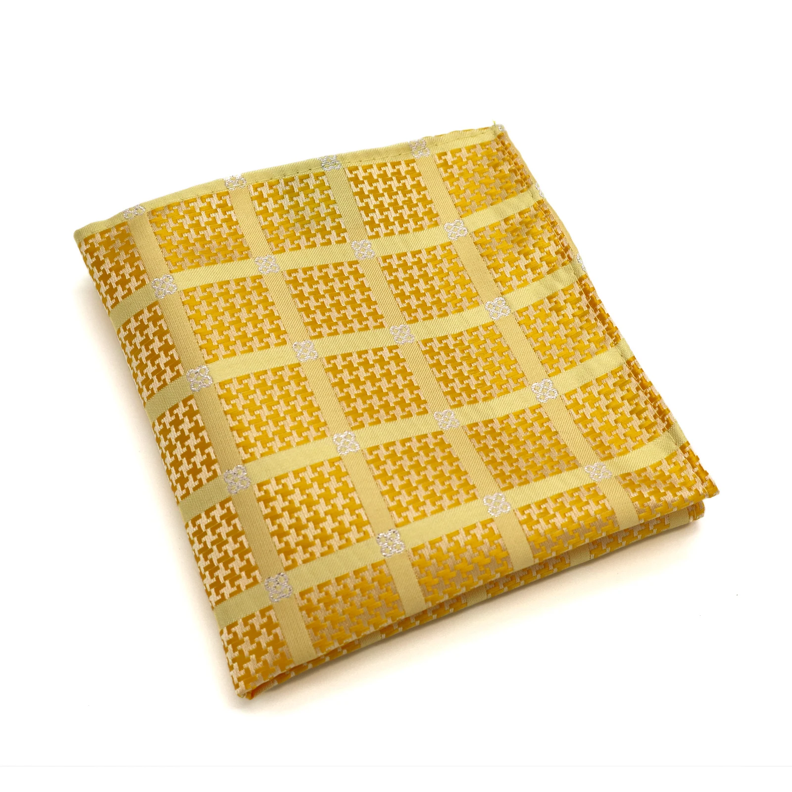 F048 PLAIDS 41-60 популярные мужские шелковые носовые платки с цветочным узором пейсли в полоску, в горошек, карманные квадраты для костюмов, курток, свадеб, вечеринок, бизнеса - Цвет: F048 PLAIDS