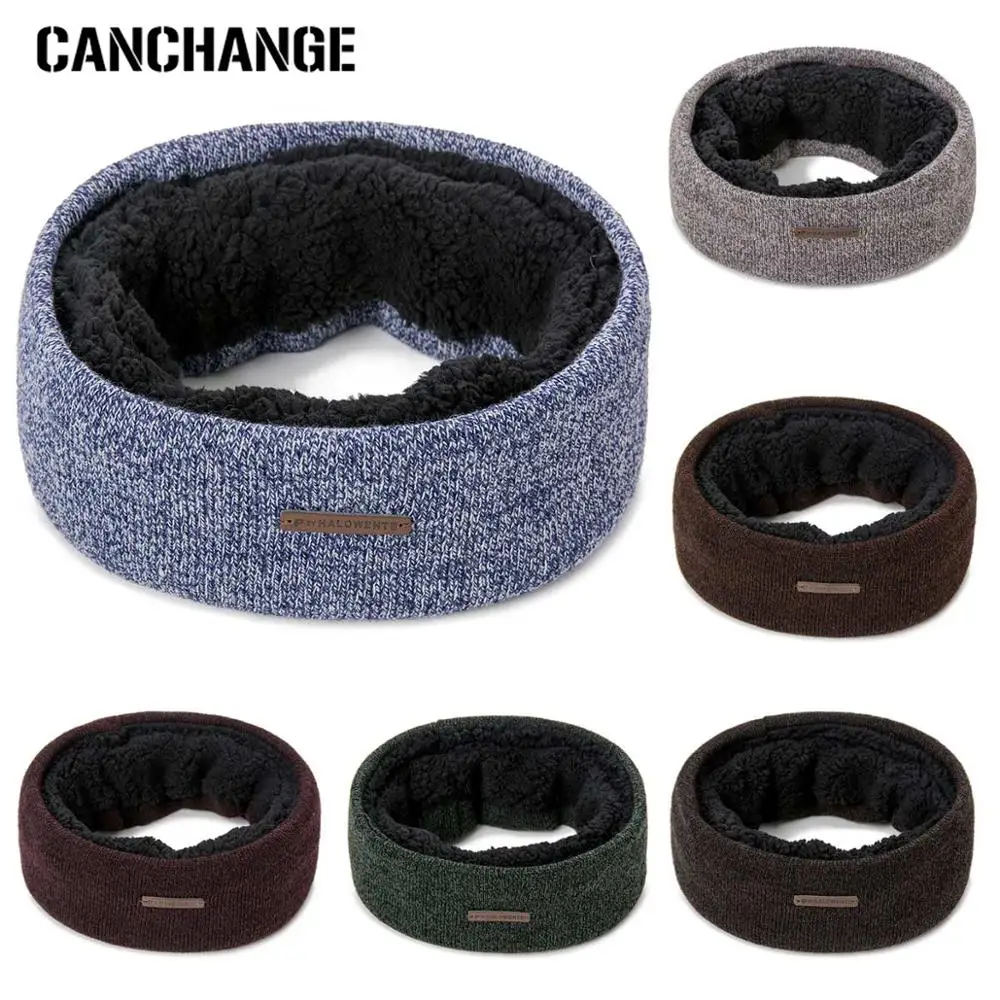 

Hot Selling 1 Pc Winter Accessories Warm Round Neck Scarf Ladies Plus Velvet Bib Men'S Solid Color O Scarfuniversal Folding