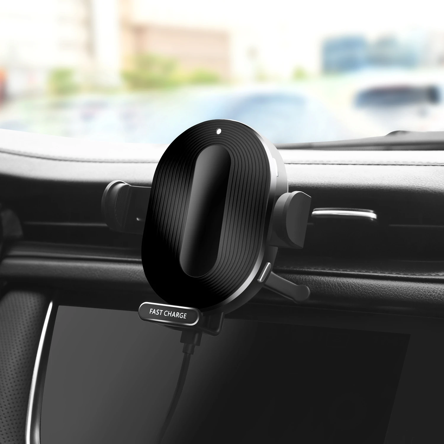 Cargador inalámbrico rápido Qi de 15W para coche, soporte de ventilación  automática para iPhone XS, X, 8, 11 Pro Max, Samsung S10, S9, S8, Note 8,  9, 10|Cables, adaptadores y enchufes| - AliExpress