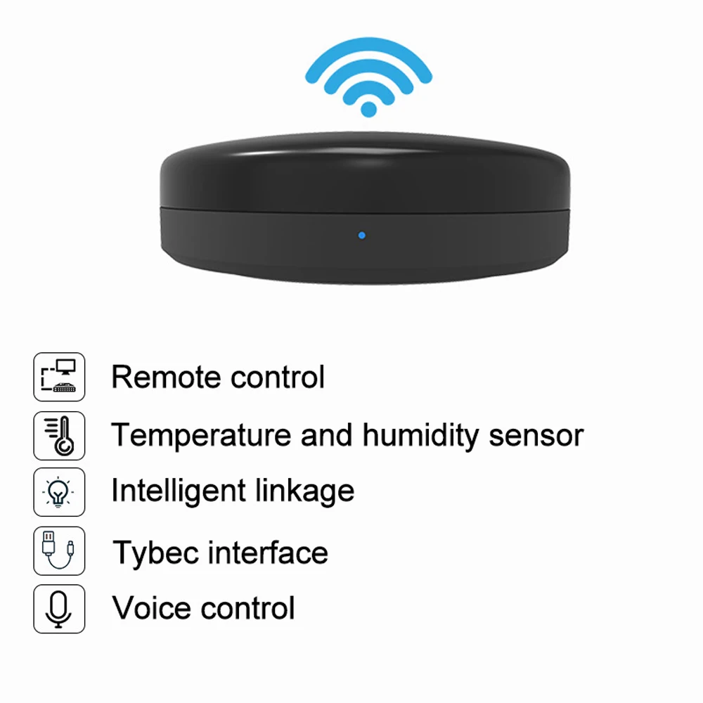 Liquidación Repetidor de Control remoto Universal inteligente R6, infrarrojo IR, WiFi, Sensor de humedad y temperatura del hogar 6n95BQQYKJO