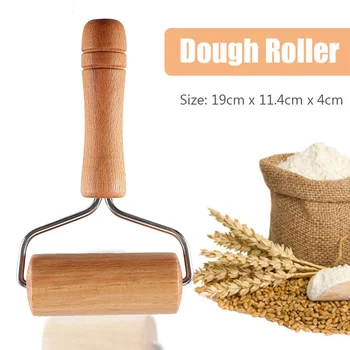 

Kitchen Wooden Dough Rolling Pin Roller Type Small Rolling Pin Kitchen Baking Tool for Kitchen Cooking Bakeware 1Pcs