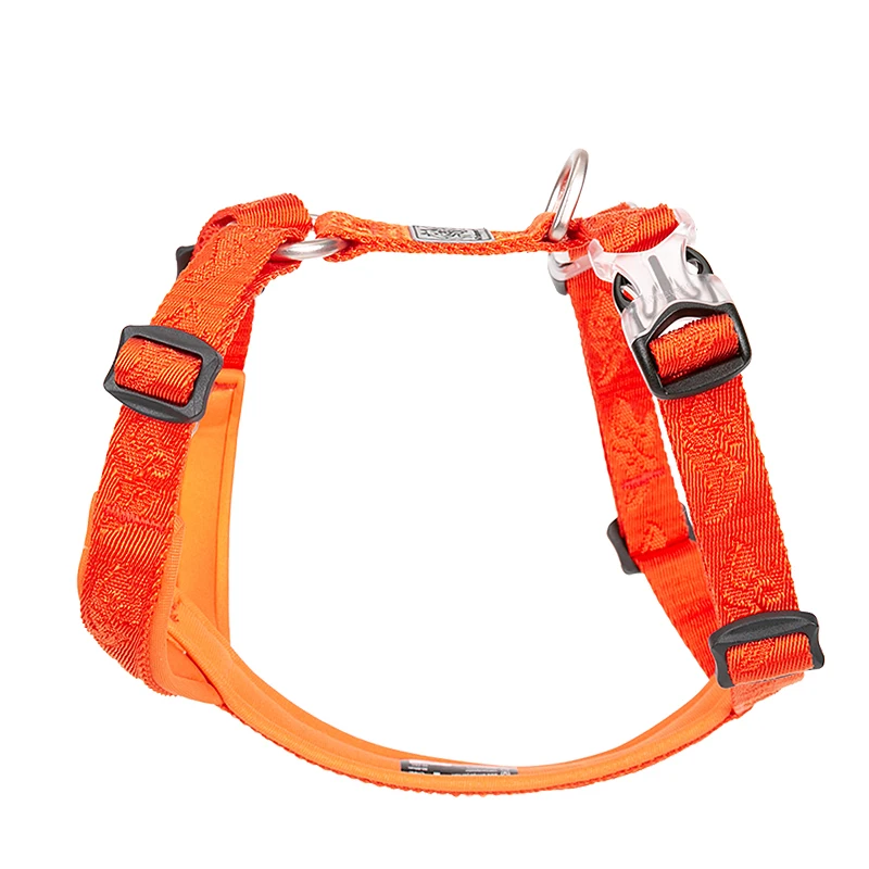 Orange Dog Harness MySudui Truelove нейлоновые дизайнерские ошейники и шлейки для собак, большие маленькие прочные мягкие светоотражающие шлейки для собак, нейлоновый ремень безопасности для собак - Цвет: Orange Dog Harness