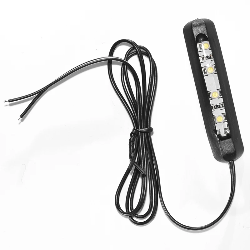 Car Motorcycle Led Lights Rear Number Plate Lamp