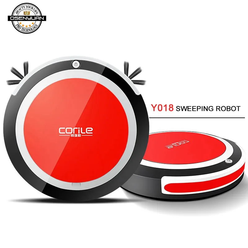 

2019 Hot sell Robot Vacuum Cleaner for Home Automatic Sweeping Dust Sterilize Smart Planned Wash Mop three color can choose