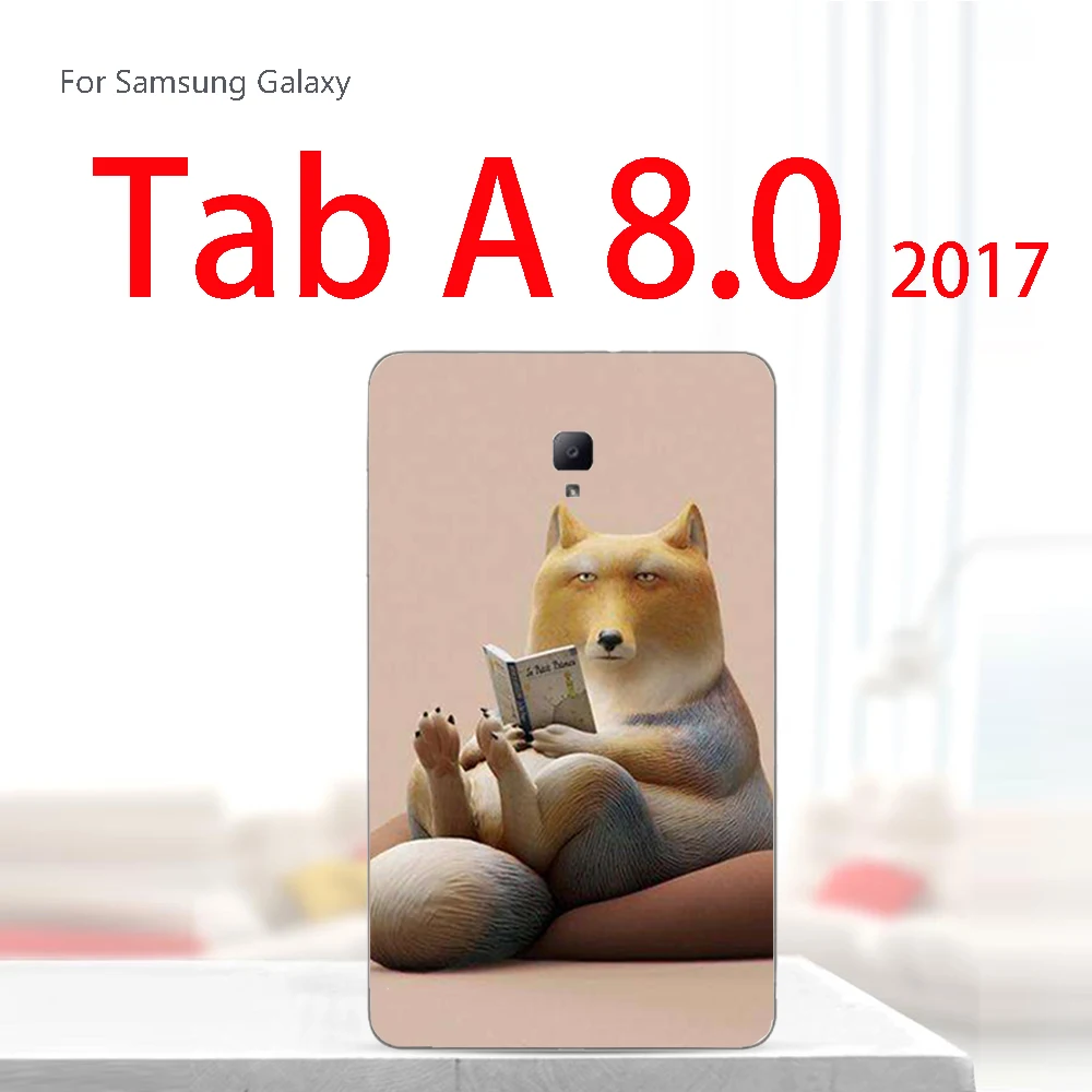 Краски Tablet крышка для samsung Galaxy Tab S2 9,7 4G SM-T815C T815 Tab 4 10,1 SM T530 T531 SM-T530 Tab A 8,0 T380 T385 чехол - Цвет: T380-na shu shu