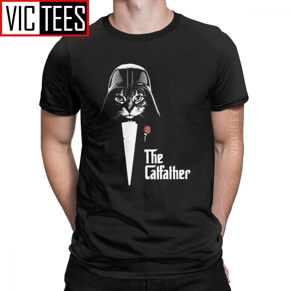 

The Catfather Samurai Cat Men's T Shirt Lover Kitten Love Meow Animal Funny Pet T-Shirt 100 Percent Cotton