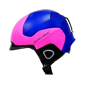 

New 1pcs helmet Snow Helmet Open-Face Helmet with Dual Visor Helmet imported special PC with black plush 2020
