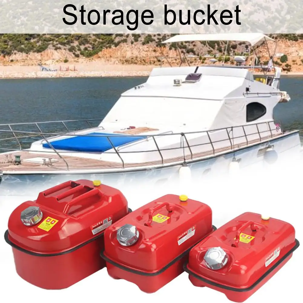 

5L/10L/20L Portable Car Iron Fuel Tank Gasoline Cans Thickened Spare Fuel Tank for Motorcycle Car Gas Cans Oil Storage Bucket