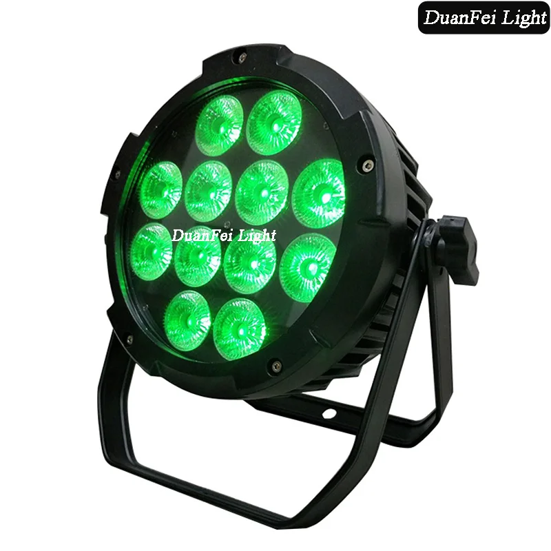 С flycase 6 Лот 12*18 Вт 6в1 rgbwa УФ led плоский par Крытый мыть настенный светодиодный прожектор lyre par может светодиодный светильник