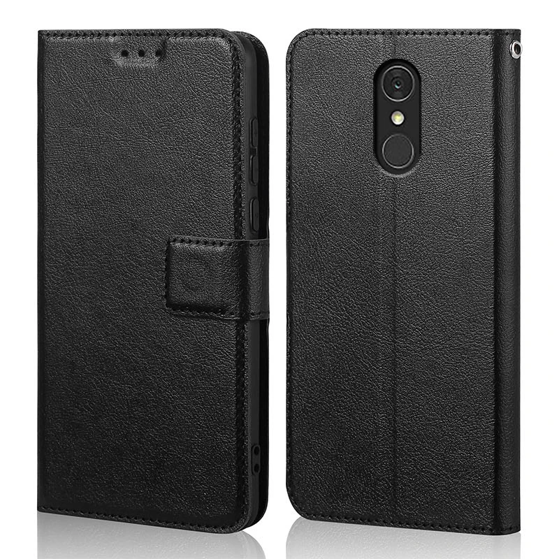 Silicone Flip Case for LG Q7 Q 7 Plus Q7+ Luxury Wallet PU Leather Magnetic Phone Bags Cases for LG Q7 with Card Holder 5
